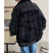 Load image into Gallery viewer, Patchwork Plush Short Thick Jacket
