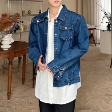 Load image into Gallery viewer, Irregular Denim Button Jacket
