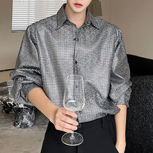 Load image into Gallery viewer, Silver Sequin Shirt
