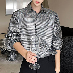 Silver Sequin Shirt