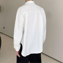 Load image into Gallery viewer, Dark Hollow Lapel Long Sleeve Shirt
