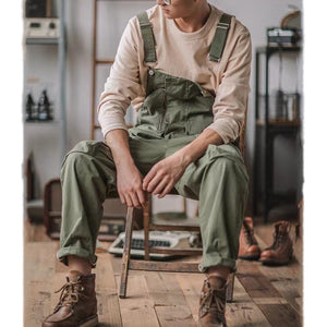 Multi-pocket Cargo Overalls