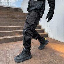 Load image into Gallery viewer, Techwear Elastic Waist Cargo Pants
