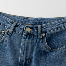 Load image into Gallery viewer, Irregular Twisted Wide-Leg Jeans
