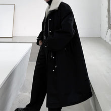 Load image into Gallery viewer, Vintage Fake Two Piece Mid length Coat
