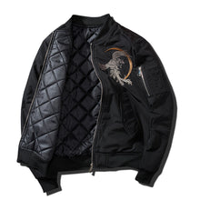 Load image into Gallery viewer, Phoenix Embroidered Bomber Jacket
