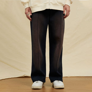 Washed Solid Gradient Trousers