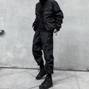 Functional Side Zipper Casual Cargo Pants