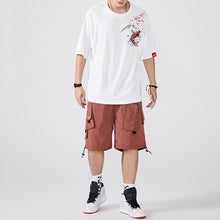 Load image into Gallery viewer, Fish Embroidery Loose Short Sleeve T-Shirt
