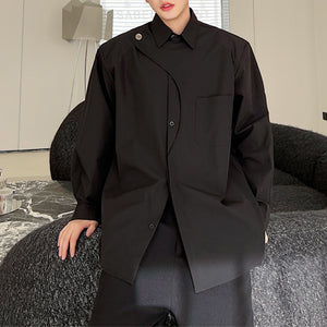 Long Sleeve Asymmetric Shirt