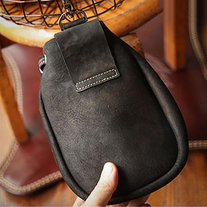 Vintage Leather Pouch Bag