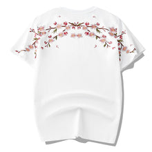 Load image into Gallery viewer, Plum Embroidery Short Sleeve T-Shirt
