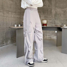 Load image into Gallery viewer, Irregular Wrinkled Cargo Trousers
