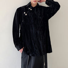 Load image into Gallery viewer, Vintage Velvet Long Sleeve Shirt
