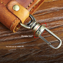 Load image into Gallery viewer, Retro Handmade Leather Wallet Key Bag
