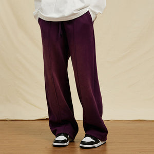 Washed Solid Gradient Trousers