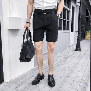 Summer Slim Suit Shorts