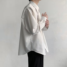 Load image into Gallery viewer, Tie Trim Shoulder Pads Long Sleeves Shirts
