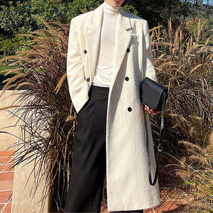 Mid Length Over The Knee Loose  Coat