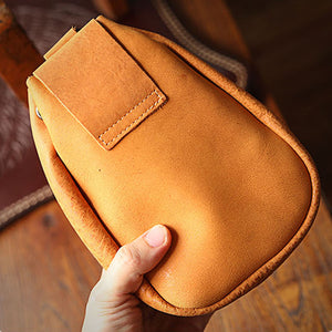 Vintage Leather Pouch Bag