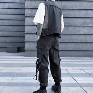 Techwear Dark Multi Pocket Casual Vest