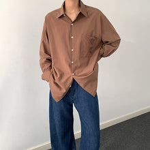 Load image into Gallery viewer, Pleated Pocket Solid Shirt
