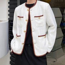 Load image into Gallery viewer, Woven Short Crew Neck Jacket
