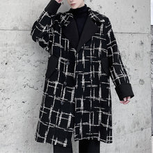 Load image into Gallery viewer, Plaid Contrast Trench Coat
