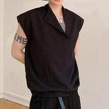 Load image into Gallery viewer, Sleeveless Stand Collar Vest
