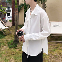 Load image into Gallery viewer, Thin Point Collar Big Pocket Shirt
