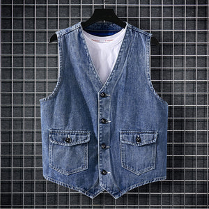 Summer Denim Casual Vest