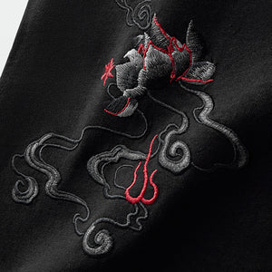 Phoenix Embroidered Short Sleeve T-Shirt