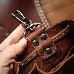 Vintage Leather Pouch Bag