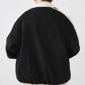 Stitching Contrast Color Jacket