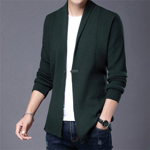 Solid Color Thin Knit Cardigan