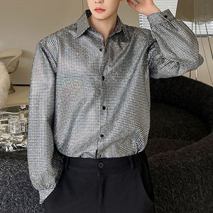 Silver Sequin Shirt