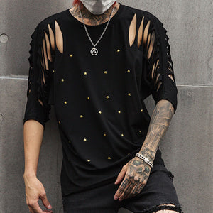 Cutout Half Sleeve T-Shirt