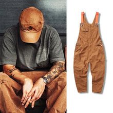 Load image into Gallery viewer, Men&#39;s Loose Straight-Leg One-Piece Overalls
