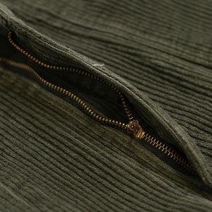 Loose Drawstring Corduroy Trousers