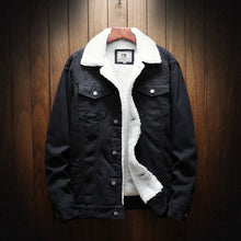 Load image into Gallery viewer, Winter Single-breasted Denim Cotton Jacket
