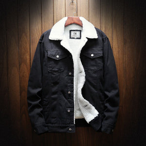 Winter Single-breasted Denim Cotton Jacket