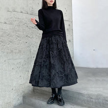 Load image into Gallery viewer, Elastic Waist A-line Skirt
