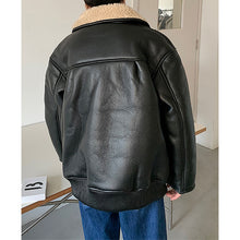 Load image into Gallery viewer, Vintage Faux Leather Thickened Jacket
