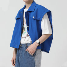 Load image into Gallery viewer, Lapel Casual Cropped Vest
