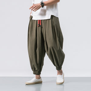 Cotton Linen Casual Pants