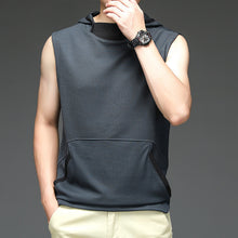 Load image into Gallery viewer, Summer Hooded Sleeveless Sports Tank Top
