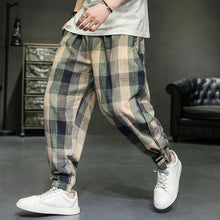 Load image into Gallery viewer, Men&#39;s Plaid Harem Pants
