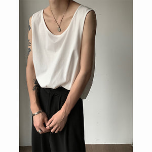 Summer Cotton Tank Top Sleeveless T-Shirt