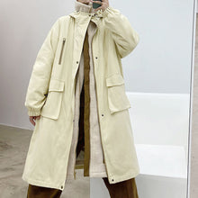 Load image into Gallery viewer, Casual Detachable Faux Lamb Plush Hooded Coat
