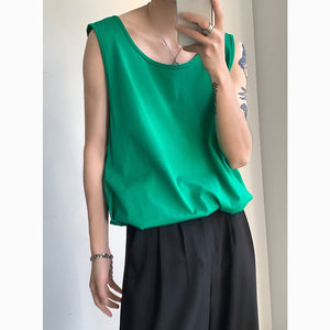 Summer Cotton Tank Top Sleeveless T-Shirt